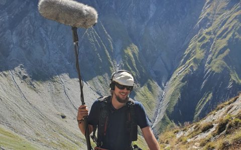 Tonassistent für Bergfilm in den Schweizer Alpen